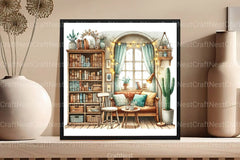 Cute Coffee Shop Café Clipart Bundle - CraftNest - Digital Crafting and Art