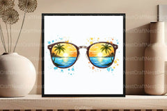 Summer Sunglasses Clipart Bundle 14 - CraftNest - Digital Crafting and Art