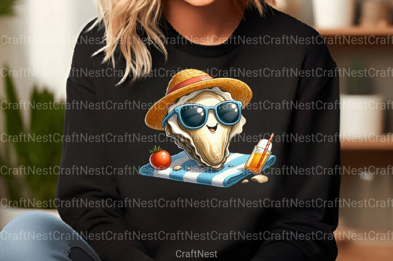 Oyster Clipart Bundle - CraftNest - Digital Crafting and Art