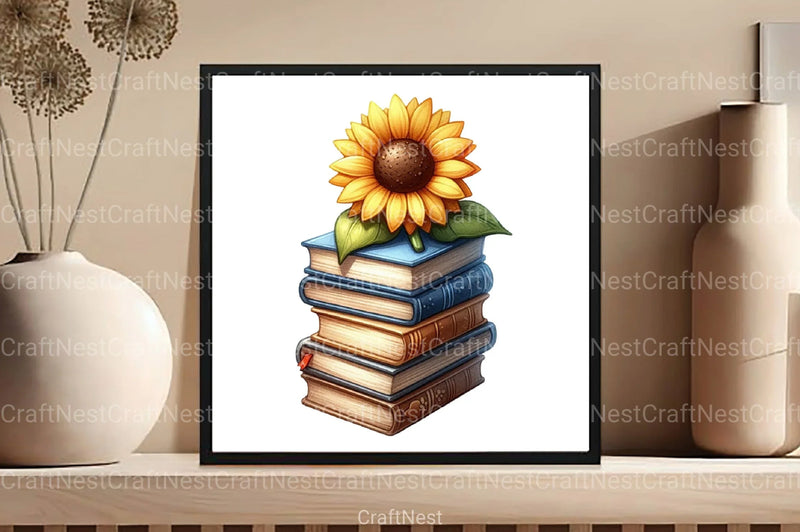 Sunflower Mother's Day Clipart Bundle 19 - CraftNest - Digital Crafting and Art