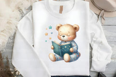 Animals Reading Books Clipart Bundle - CraftNest - Digital Crafting and Art