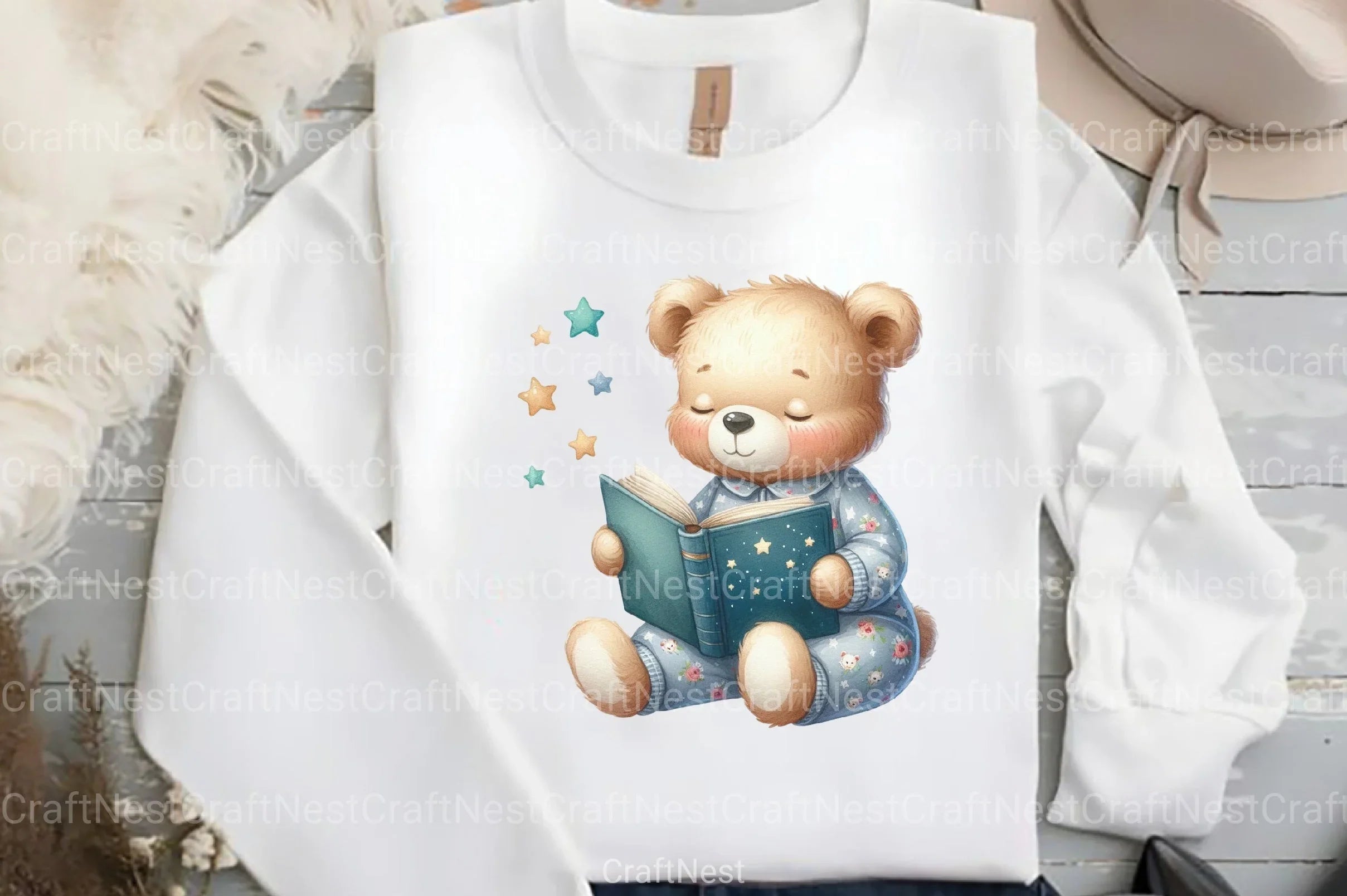 Animals Reading Books Clipart Bundle - CraftNest - Digital Crafting and Art