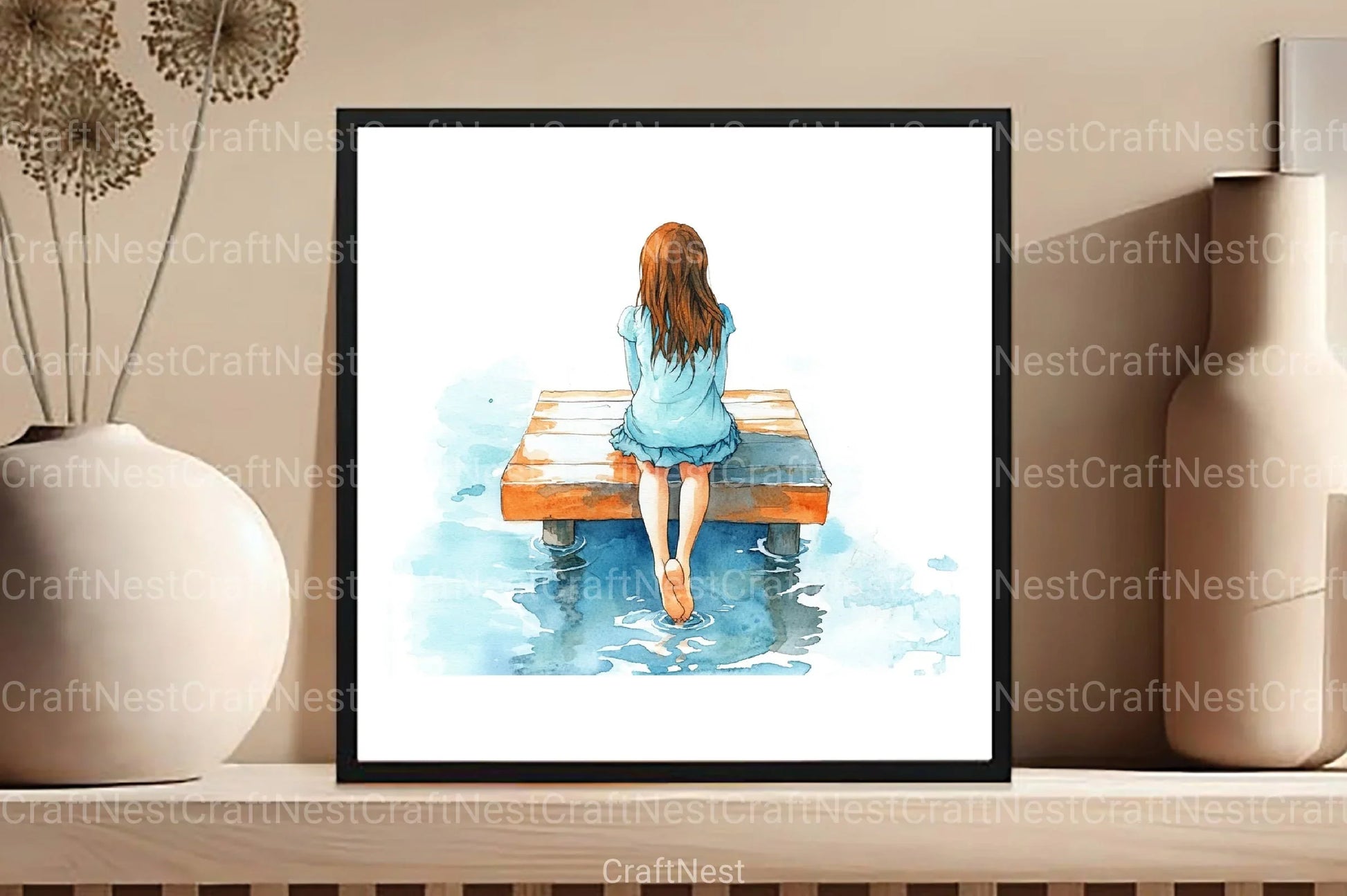 Summer Girl Clipart Bundle 56 - CraftNest - Digital Crafting and Art