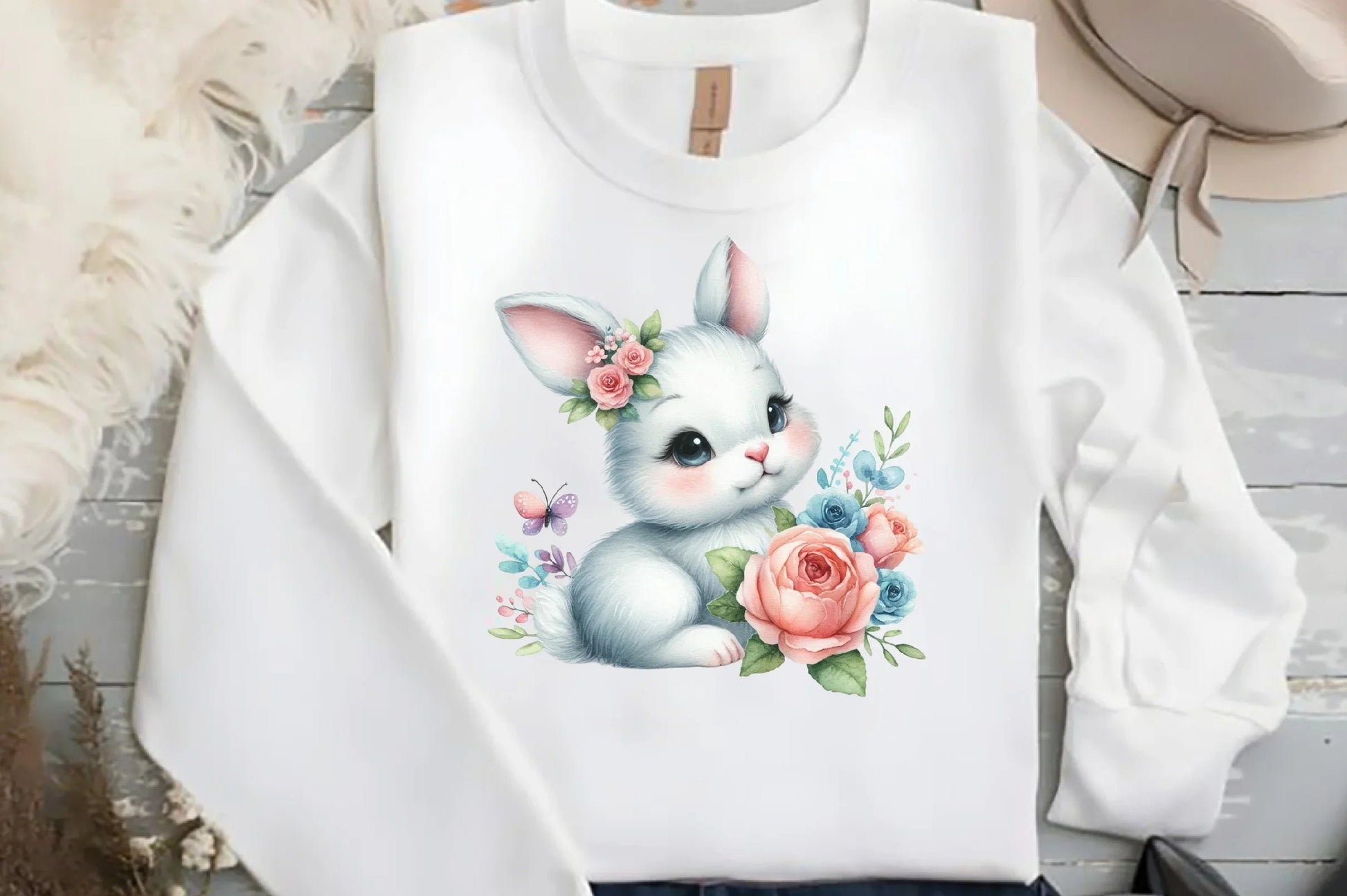 Cute Bunny Clipart Bundle Set - CraftNest - Digital Crafting and Art