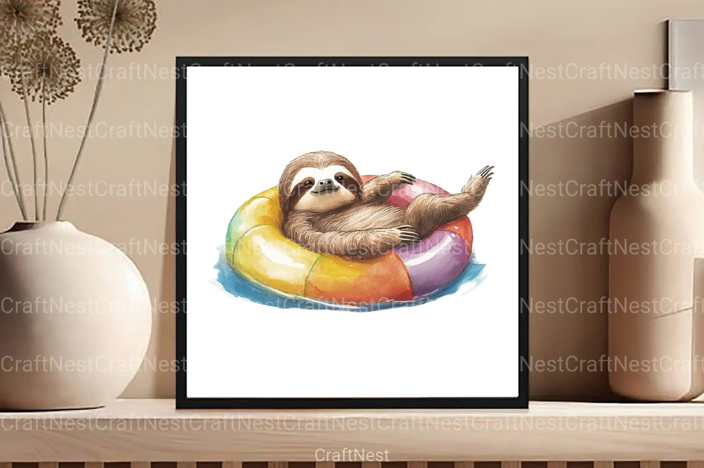 Summer Beach Animals Clipart Bundle - CraftNest - Digital Crafting and Art