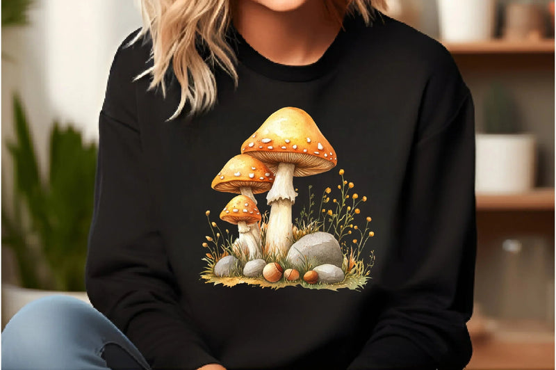 Mushroom Clipart Bundle - CraftNest - Digital Crafting and Art