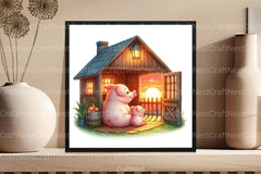 Pig Mother's Day Clipart Bundle - CraftNest - Digital Crafting and Art