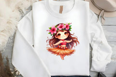 Summer Hula Girl Clipart Bundle - CraftNest - Digital Crafting and Art