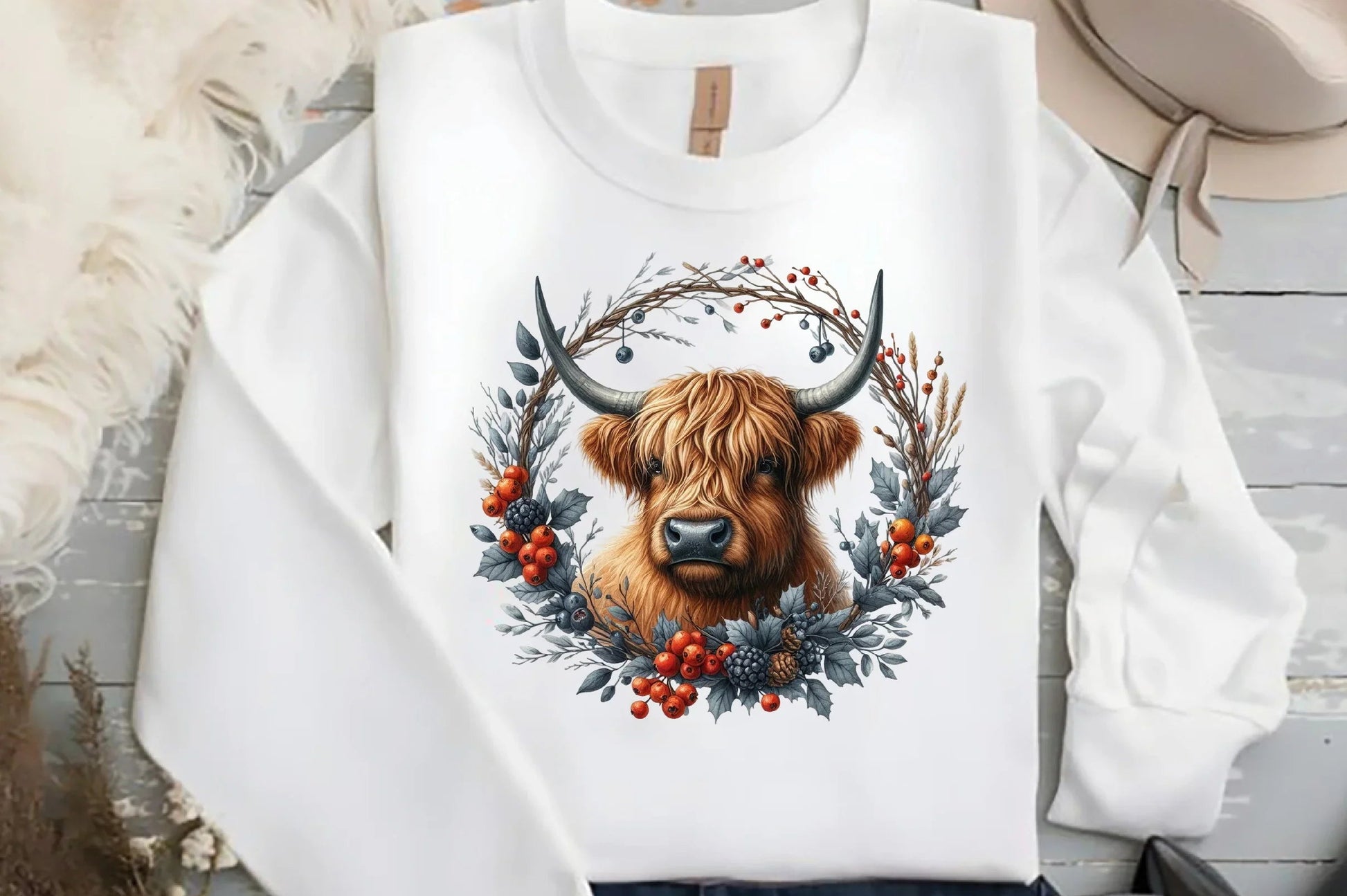 Autumn Highland Cow Clipart Bundle - CraftNest - Digital Crafting and Art