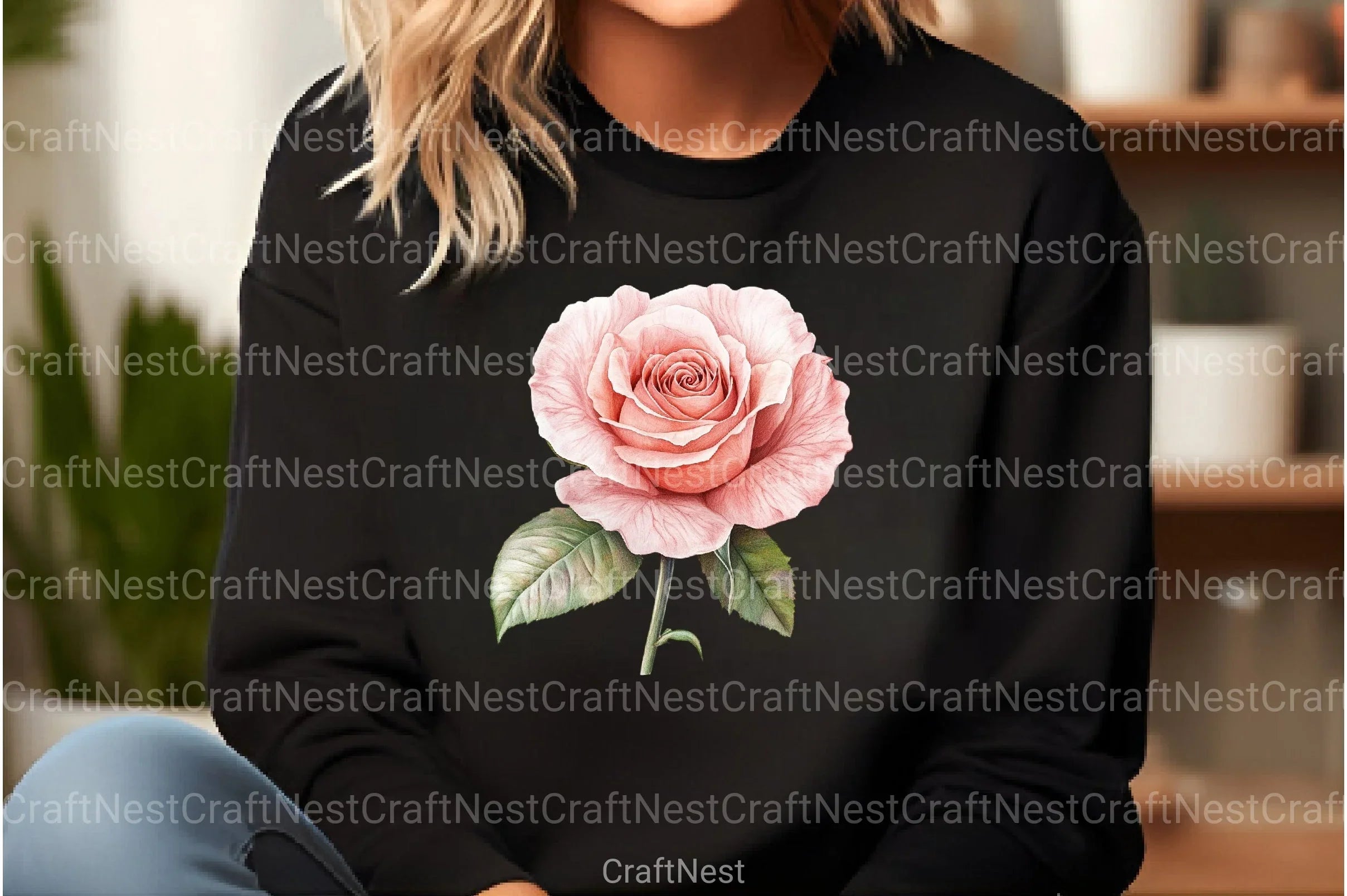 Colored Pencil Pastel Roses Clipart Bundle - CraftNest - Digital Crafting and Art