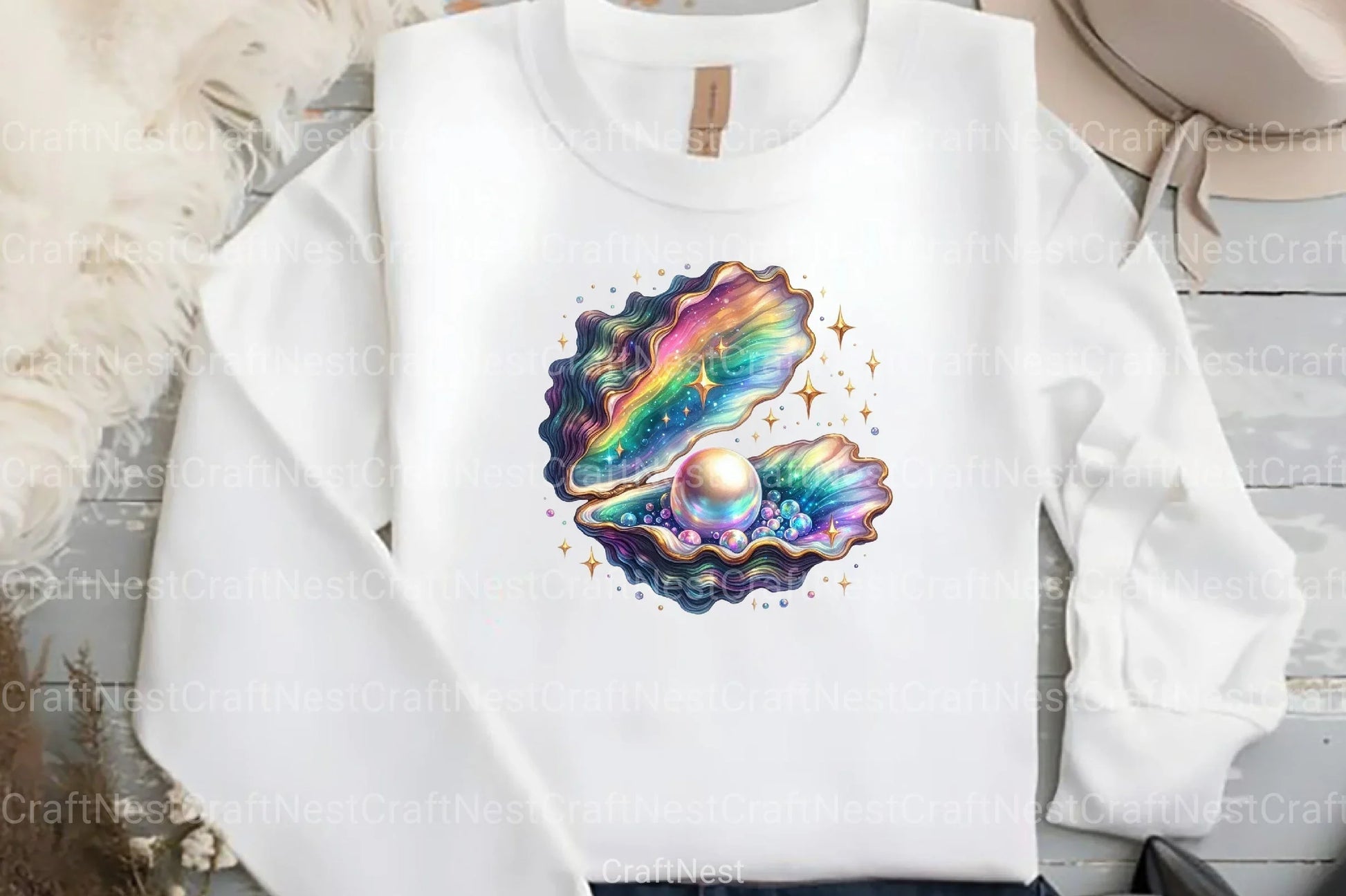 Oyster Clipart Bundle - CraftNest - Digital Crafting and Art