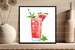 Summer Tropical Smoothie Cup Clipart Bundle 99 - CraftNest - Digital Crafting and Art