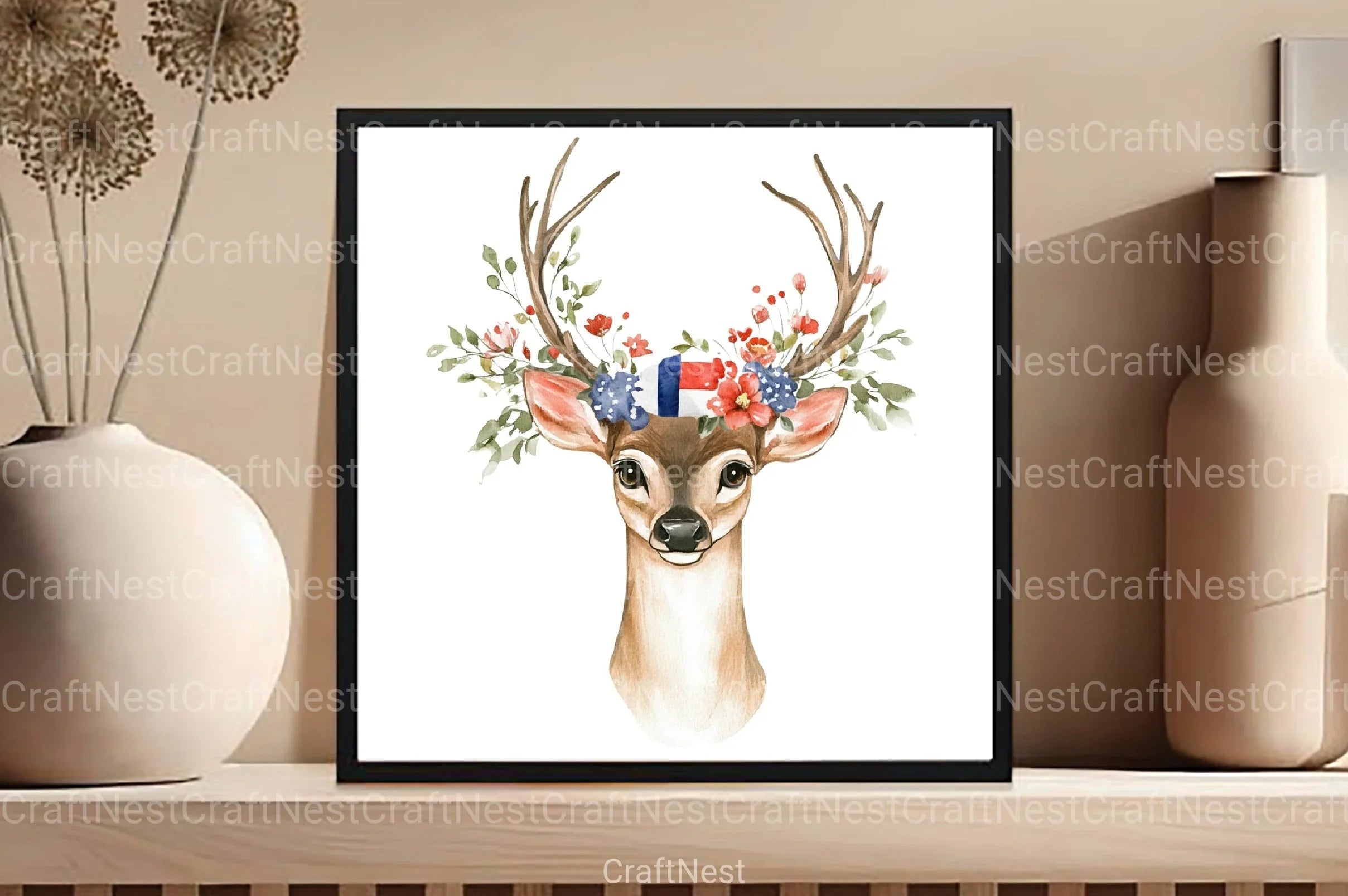 Animal 4th of July Clipart Bundle - CraftNest - Digital Crafting and Art