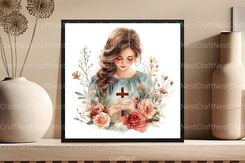 Christian Mom Mother's Day Clipart Bundle - CraftNest - Digital Crafting and Art