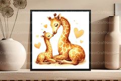 Cute Animal Mother's Day Clipart Bundle - CraftNest - Digital Crafting and Art