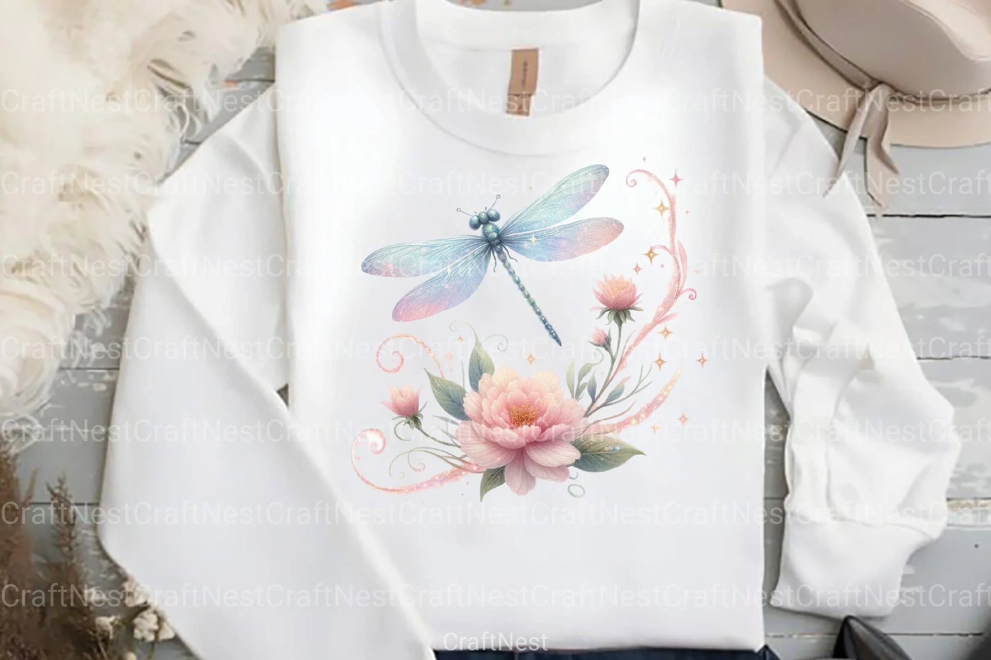 Pink Woodland Fairy Clipart Bundle - CraftNest - Digital Crafting and Art