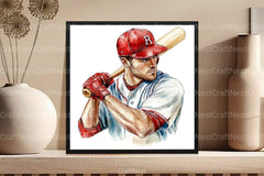 Baseball Players Clipart Bundle - CraftNest - Digital Crafting and Art