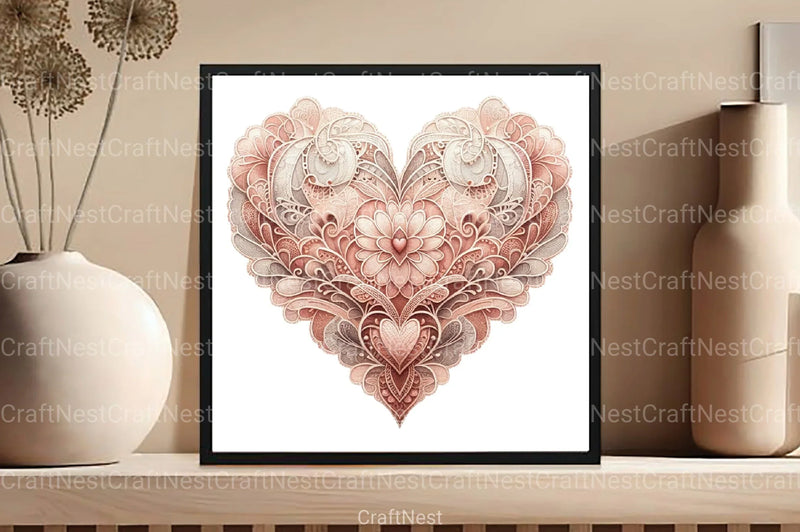 Vintage Dusty Rose Mother's Day Clipart Bundle - CraftNest - Digital Crafting and Art