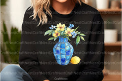 Blue Summer Mediterranean Clipart Bundle 2 - CraftNest - Digital Crafting and Art