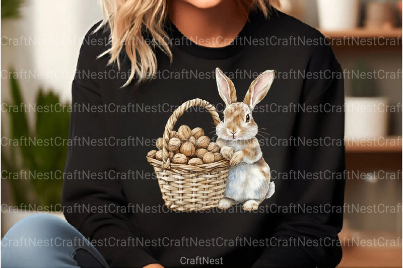 Cute Autumn Bunny Clipart Bundle 77 - CraftNest - Digital Crafting and Art