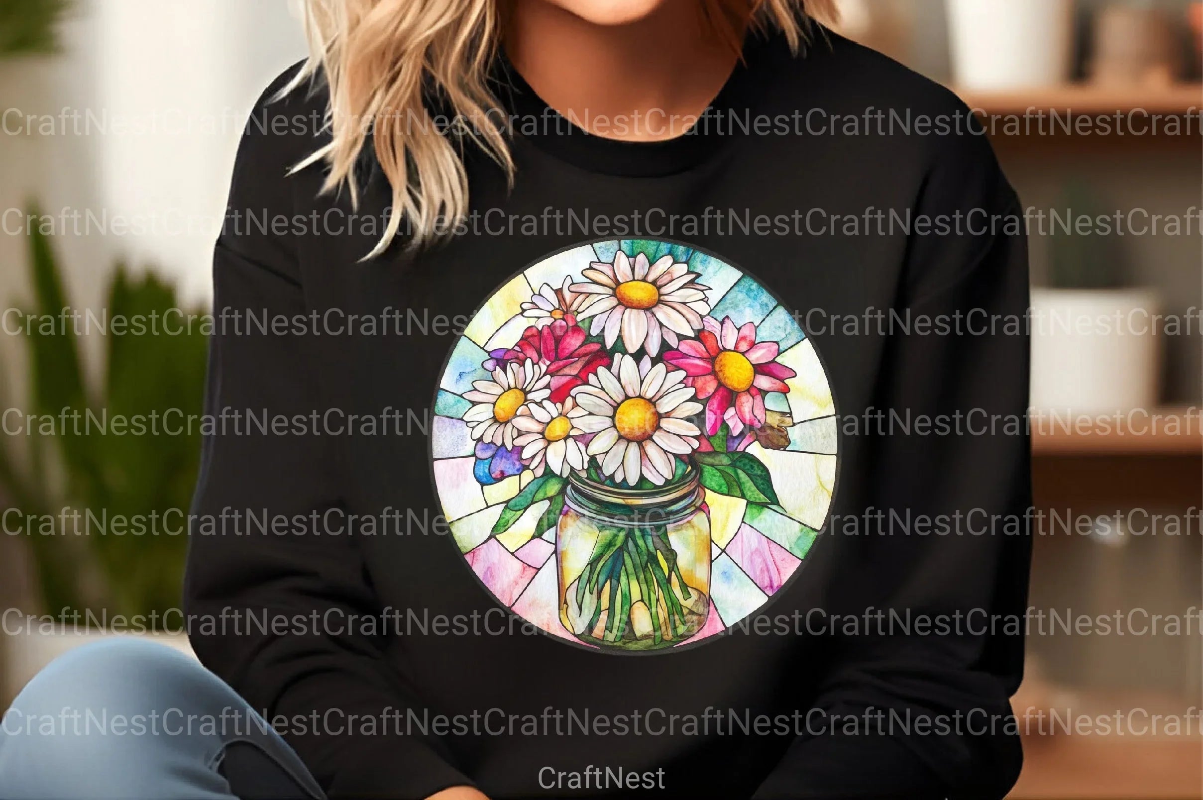 Stained Glass Summer Clipart Bundle - CraftNest - Digital Crafting and Art