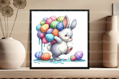 Funny Easter Bunny Clipart Bundle 45 - CraftNest - Digital Crafting and Art