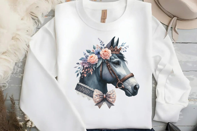 Coquette Horse Clipart Bundle - CraftNest - Digital Crafting and Art