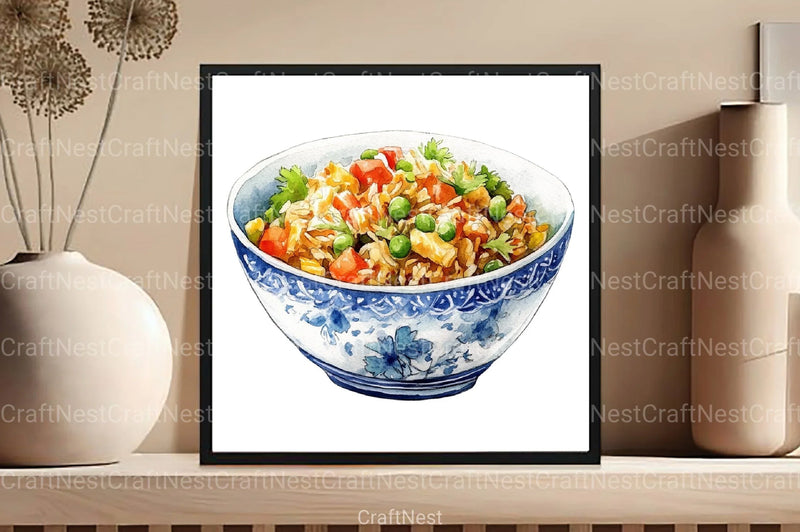 Chinese Food Clipart Bundle 99 - CraftNest - Digital Crafting and Art