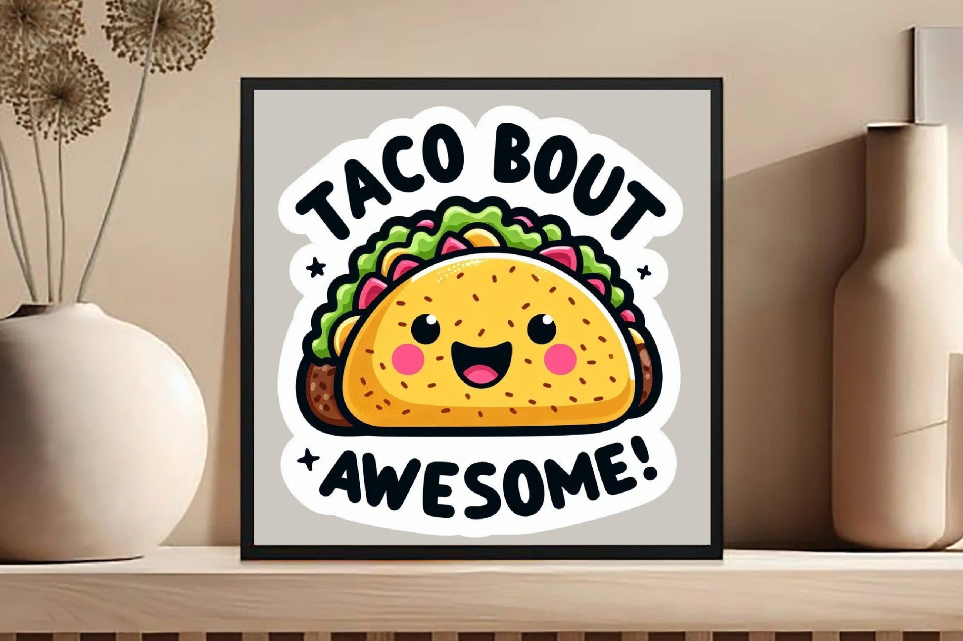 Funny Taco Clipart Bundle: Awesome Stickers - CraftNest - Digital Crafting and Art