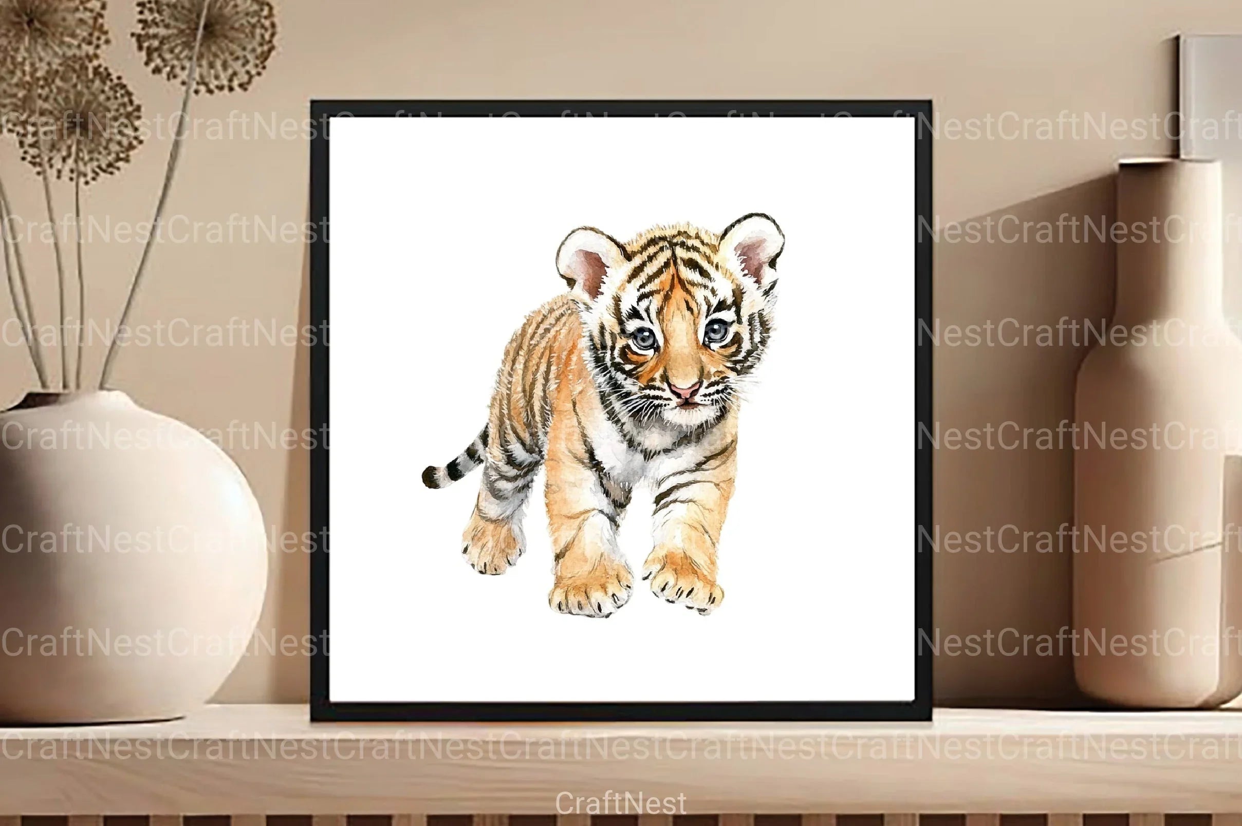Tiger Clipart Bundle - CraftNest - Digital Crafting and Art