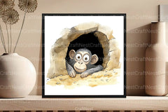 Funny Animals in Hole Clipart Bundle 13 - CraftNest - Digital Crafting and Art