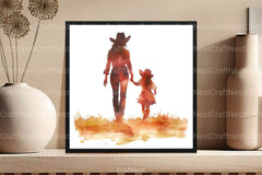 Western Mother's Day Cowgirl Clipart Bundle 99 - CraftNest - Digital Crafting and Art