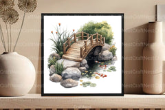 Japanese Tea Garden Clipart Bundle - CraftNest - Digital Crafting and Art