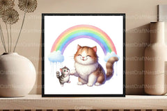 Cat Mother's Day Clipart Bundle - CraftNest - Digital Crafting and Art