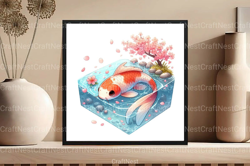 Japanese Spring Clipart Bundle - CraftNest - Digital Crafting and Art