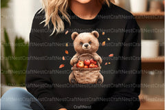 Autumn Bear Clipart Bundle - CraftNest - Digital Crafting and Art