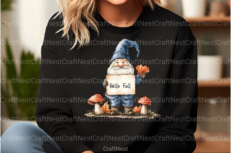 Autumn Gnomes Clipart Bundle 1 - CraftNest - Digital Crafting and Art