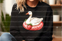 Strawberry Goose Clipart Bundle 99 - CraftNest - Digital Crafting and Art