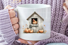 Autumn Chicken Coop Clipart Bundle 99 - CraftNest - Digital Crafting and Art