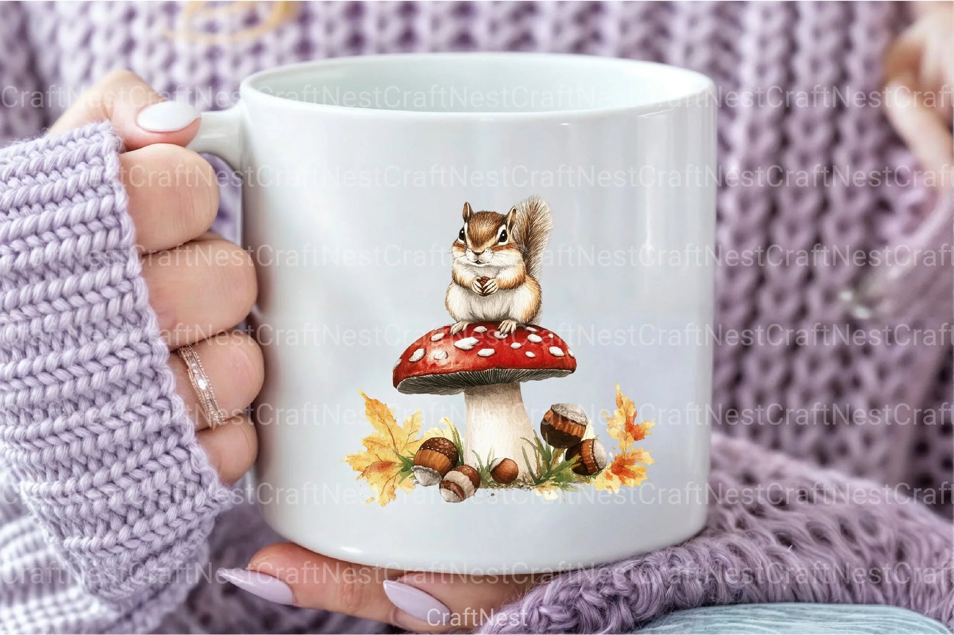 Autumn Cute Animals Clipart Bundle 55 - CraftNest - Digital Crafting and Art