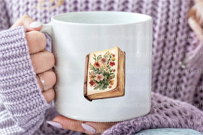 Vintage Books Clipart Bundle 2 - CraftNest - Digital Crafting and Art