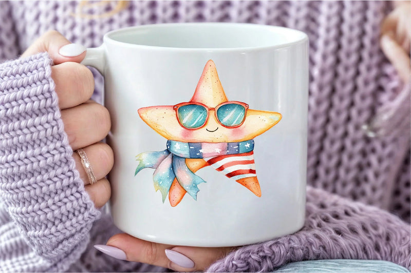 Cute Star 4th of July Clipart Bundle - CraftNest - Digital Crafting and Art