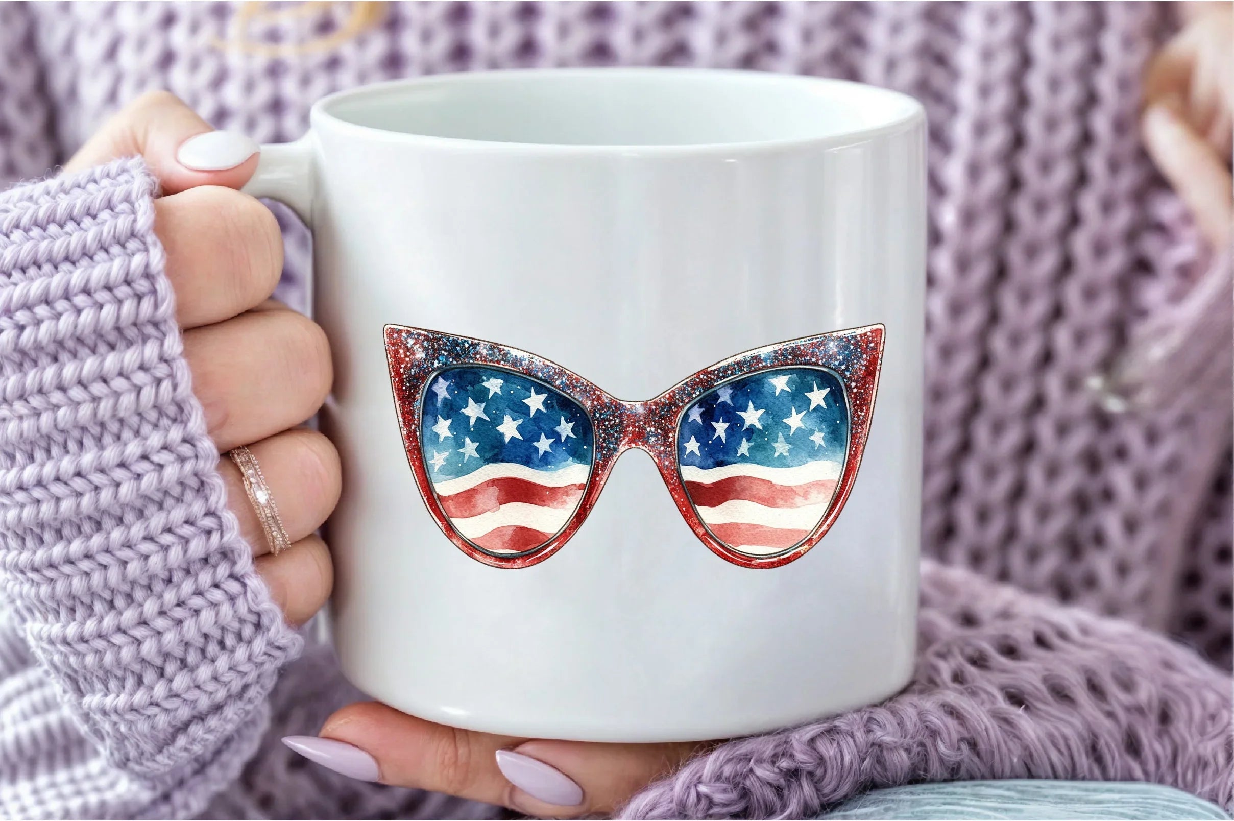 Patriotic 4th of July Sunglasses Clipart Bundle - CraftNest - Digital Crafting and Art