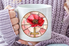 Poppy & Cross Faux Stained Glass Clipart Bundle 13 - CraftNest - Digital Crafting and Art