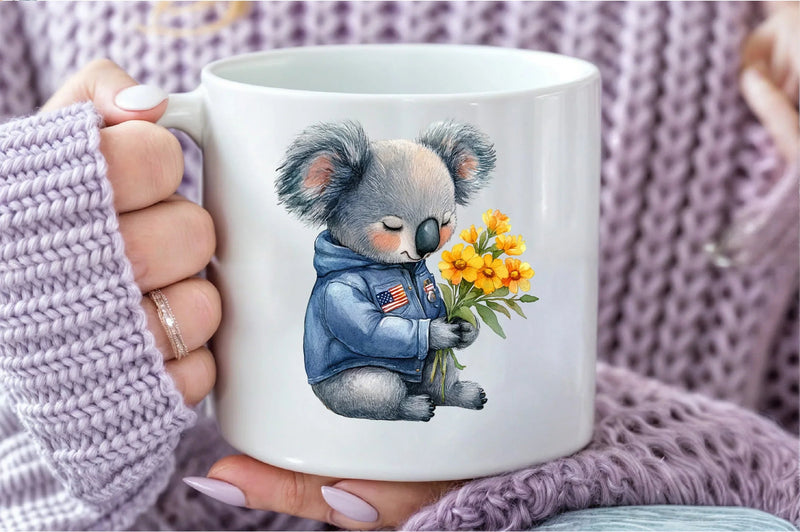 Mother Koala 4th of July Clipart Bundle - CraftNest - Digital Crafting and Art
