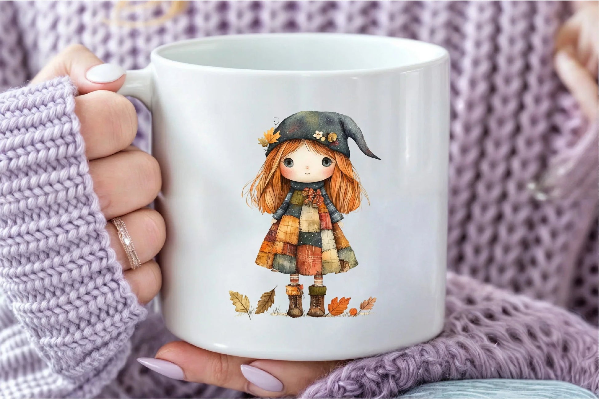 Bewitching Autumn Doll Clipart Bundle - CraftNest - Digital Crafting and Art