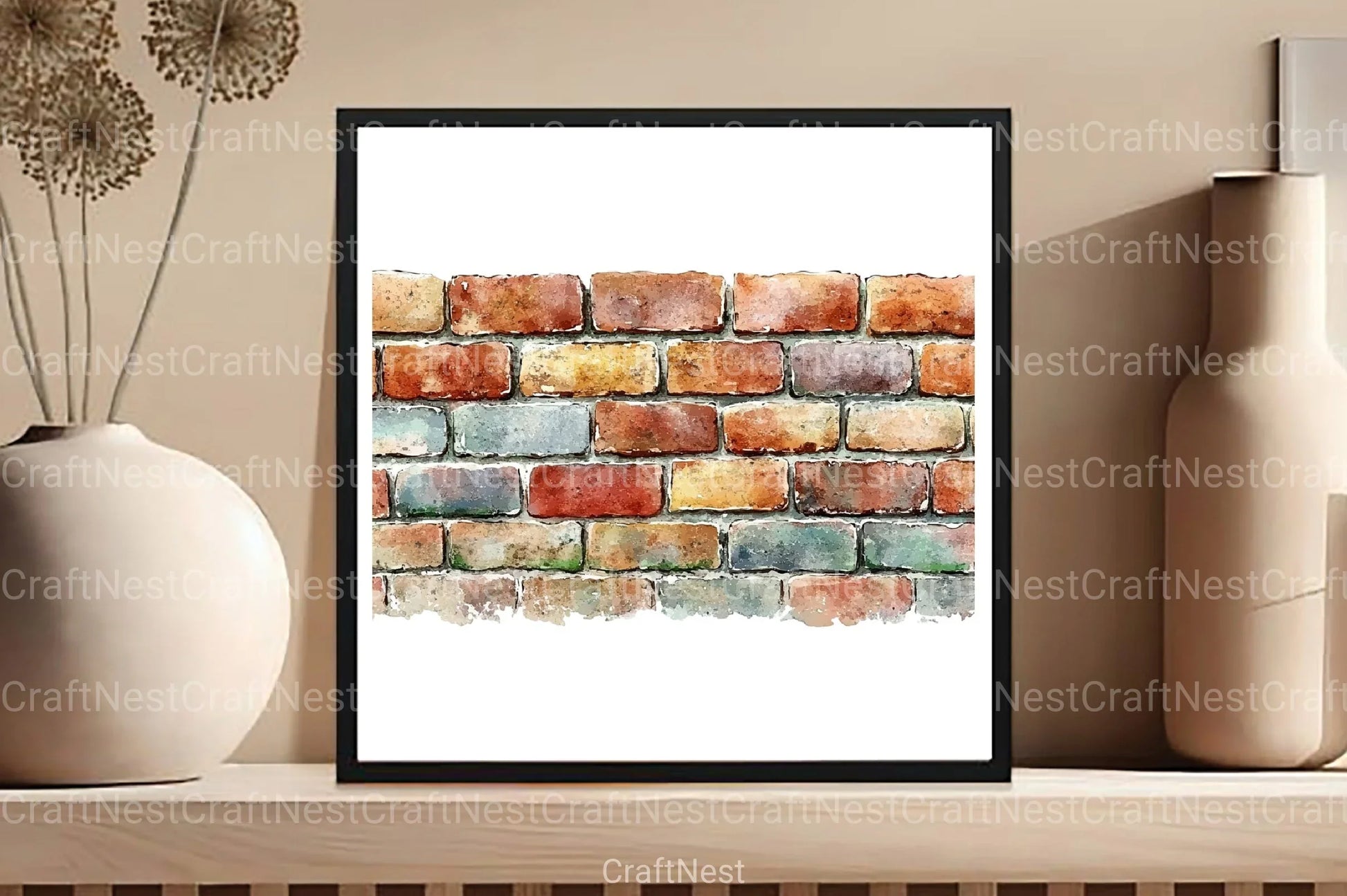 Brick Wall Clipart Bundle - CraftNest - Digital Crafting and Art