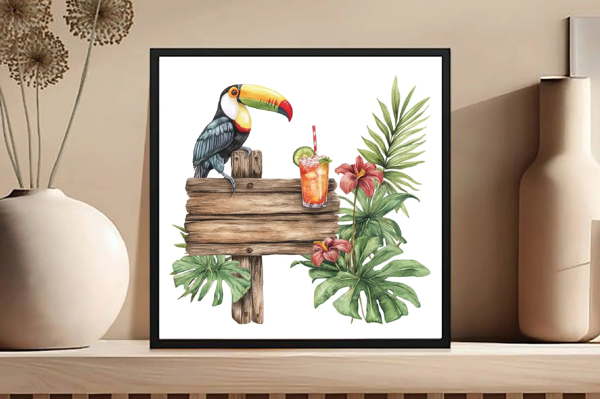 Summer Day Wooden Sign Clipart Bundle - CraftNest - Digital Crafting and Art