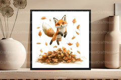 Autumn Fox Clipart Bundle 99 - CraftNest - Digital Crafting and Art
