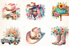 Western Spring Clipart Bundle 8 - CraftNest - Digital Crafting and Art